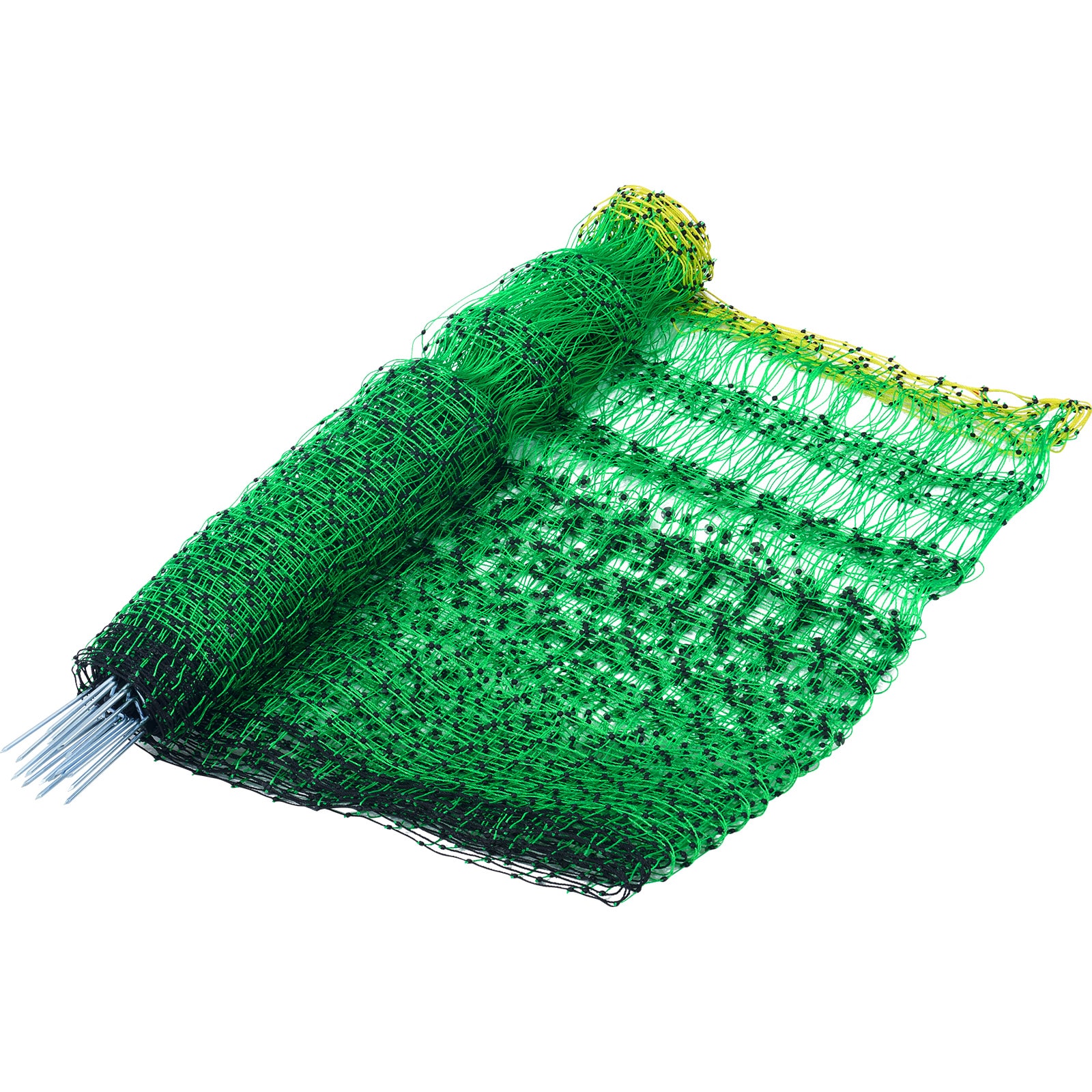 Electric Fence Netting, 42" H X 164' L, PE Net Fencing With Posts & Double-Spiked Stakes, Utility Portable Mesh For Goats, Sheep, Lambs, Deer, Hogs, Dogs, Used In Backyards, Farms, And Ranches_maomaolike.com